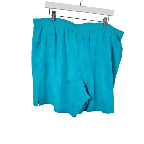 VRST Aqua Blue Lined Running Shorts Active Gym Workout Mens XXL - Picture 3 of 6